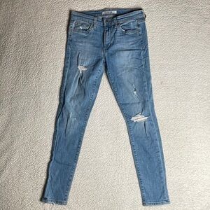 Joe’s Jeans Denim Skinny Ankle Distressed Ripped Size 27